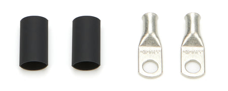 QuickCar 6 Gauge Wire 1/4 in Ring Terminal - Copper - Tin (Pair)