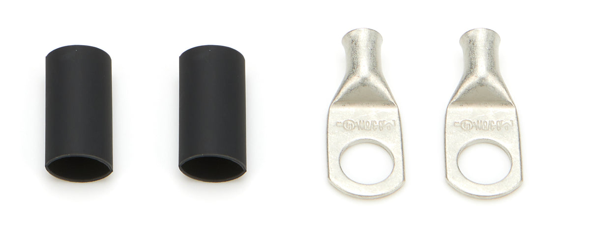QuickCar 6 Guage Wire 5/16 in Ring Terminal - Copper - Tin (Pair)
