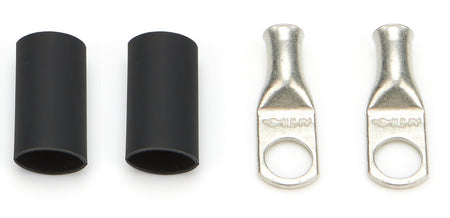 QuickCar 6 Guage Wire 1/2 in Ring Terminal - Copper - Tin (Pair)
