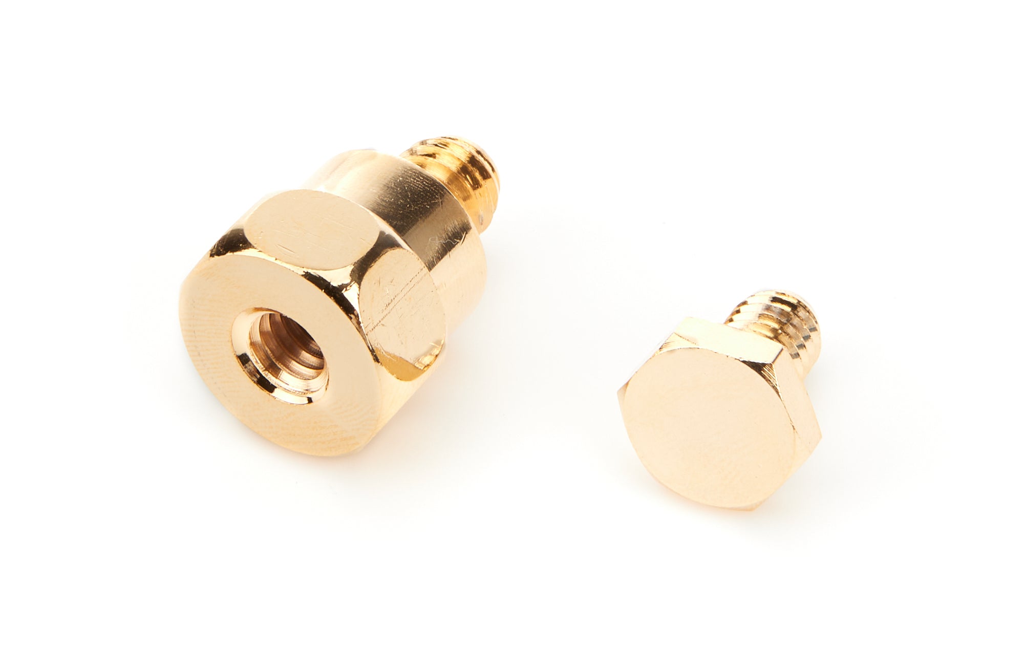 QuickCar Side Mount Battery Terminal Adapter - 5/16-18 in Thread (Pair)