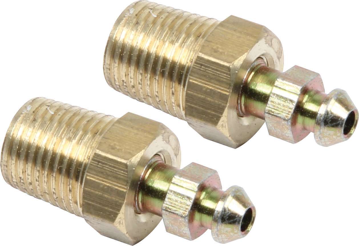 QuickCar Brake Bleeder Screw - 1/8 in NPT Thread - 3/8-24 in Adapter (Pair)