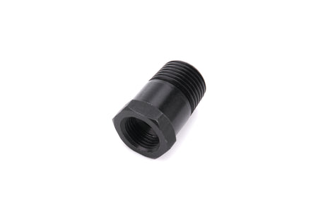 QuickCar Straight 1/2 in NPT Male to 5/8-18 in Female Fitting - Black