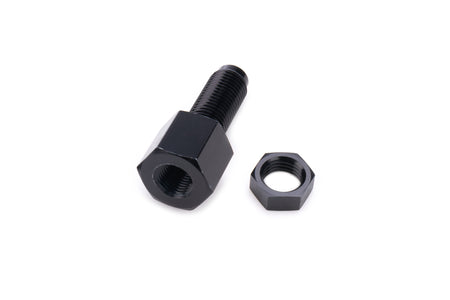 QuickCar Straight 4 AN Male to 1/8 in NPT Male Fitting - Black