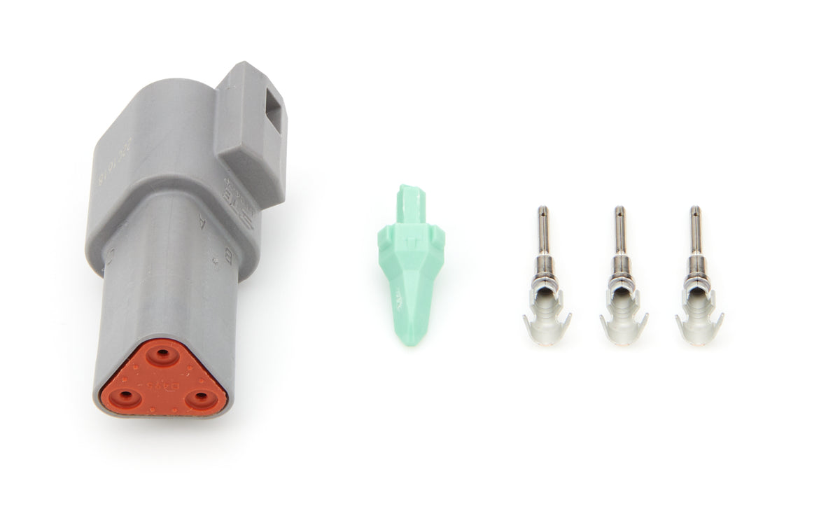 QuickCar 3 Pin Male Deutsch Connector