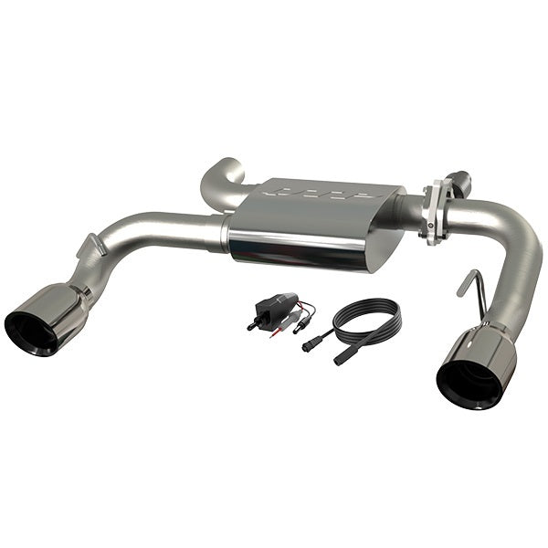 Quick Time Performance Screamer Axle-Back Stainless Exhaust System - 2-1/2 in Diameter - Ford Midsize SUV 2021-24 440521