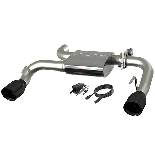 Quick Time Performance Screamer Axle-Back Stainless Exhaust System - 2-1/2 in Diameter - Ford Midsize SUV 2021-24 440521B