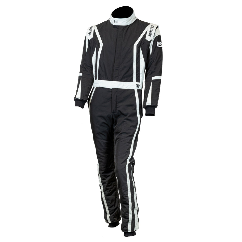 Zamp ZR-52F FIA Race Suit - Black/White