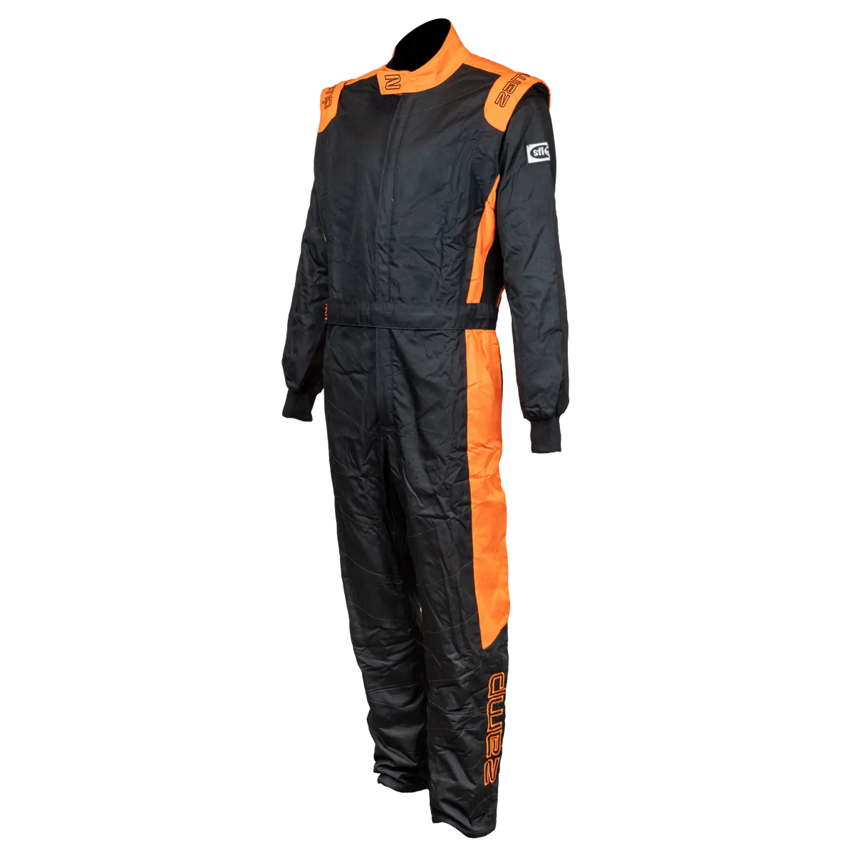 Zamp ZR-40 Youth Race Suit - Black / Orange