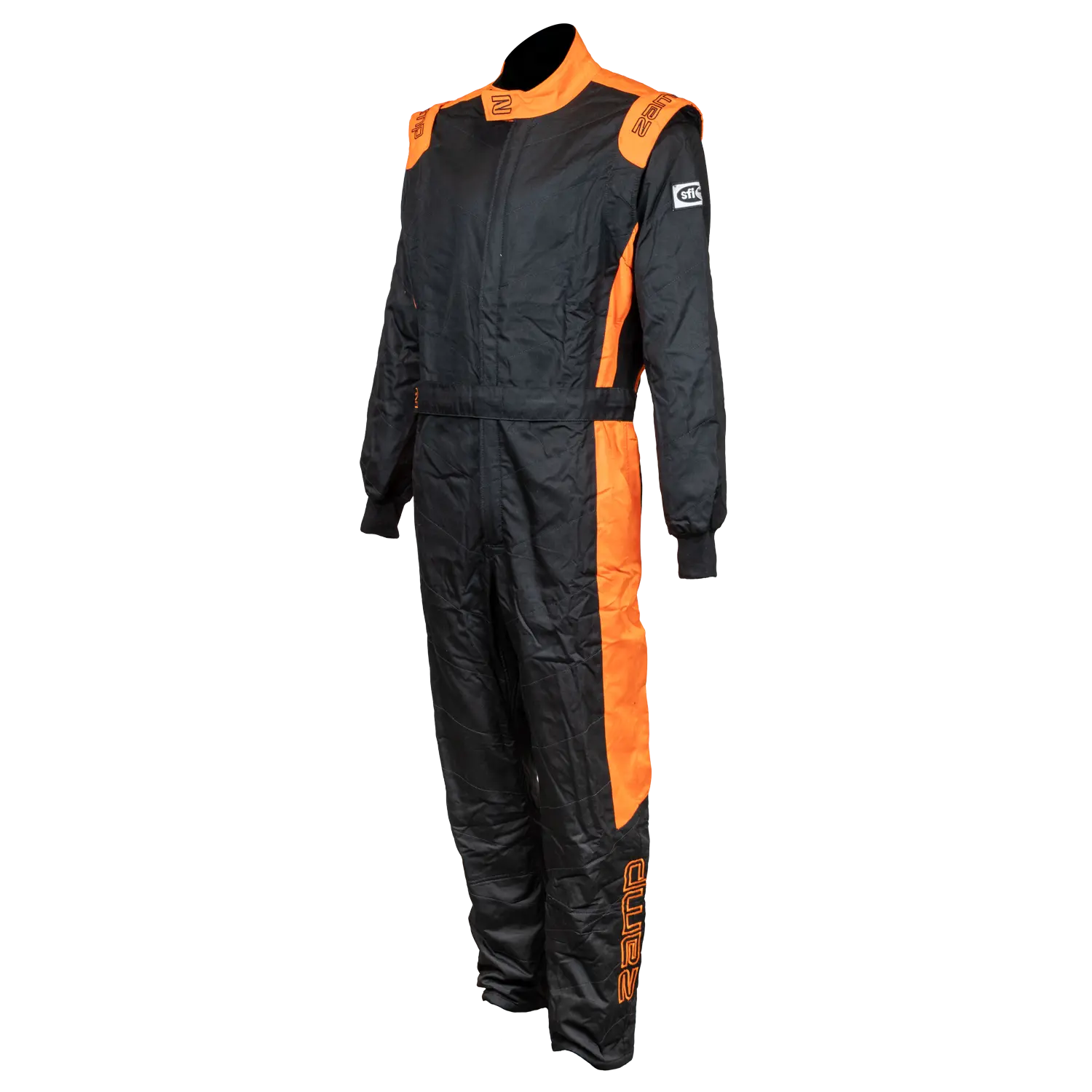 Zamp ZR-40 Youth Race Suit - Black / Orange