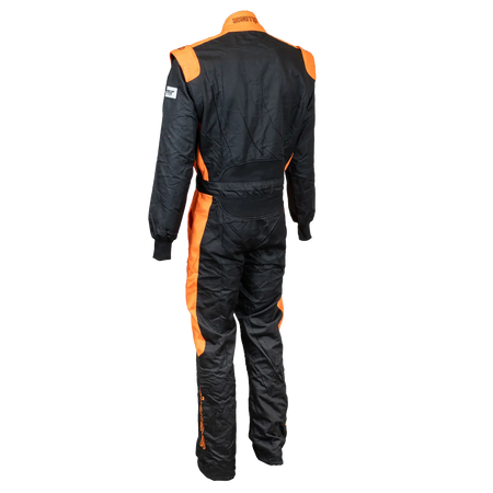 Zamp ZR-40 Youth Race Suit - Black / Orange
