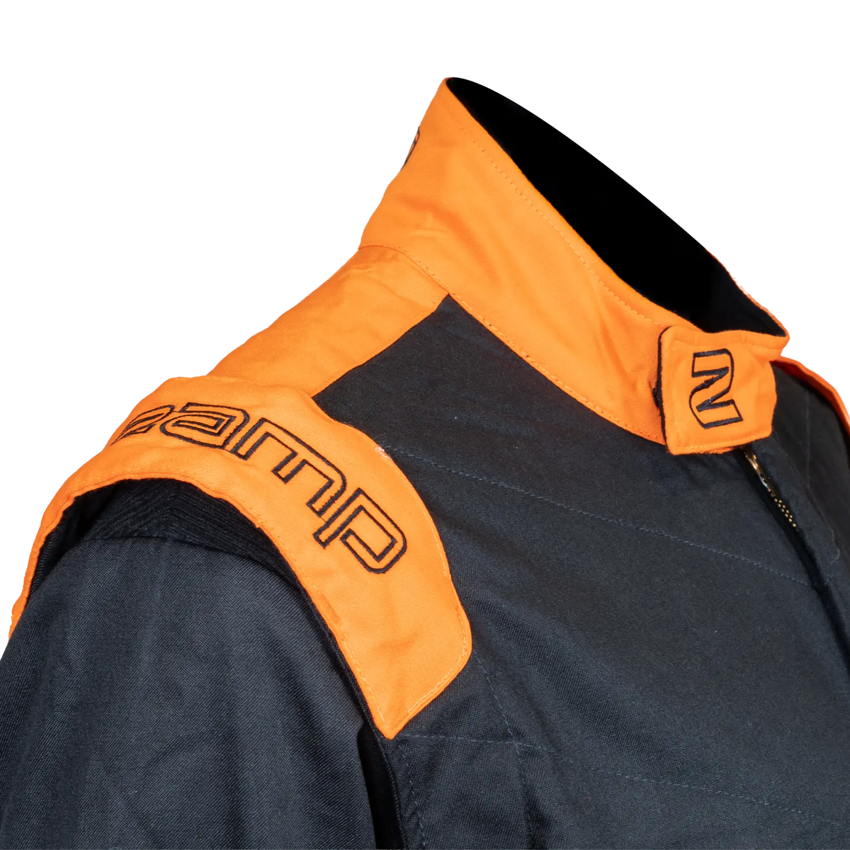 Zamp ZR-40 Youth Race Suit - Black / Orange
