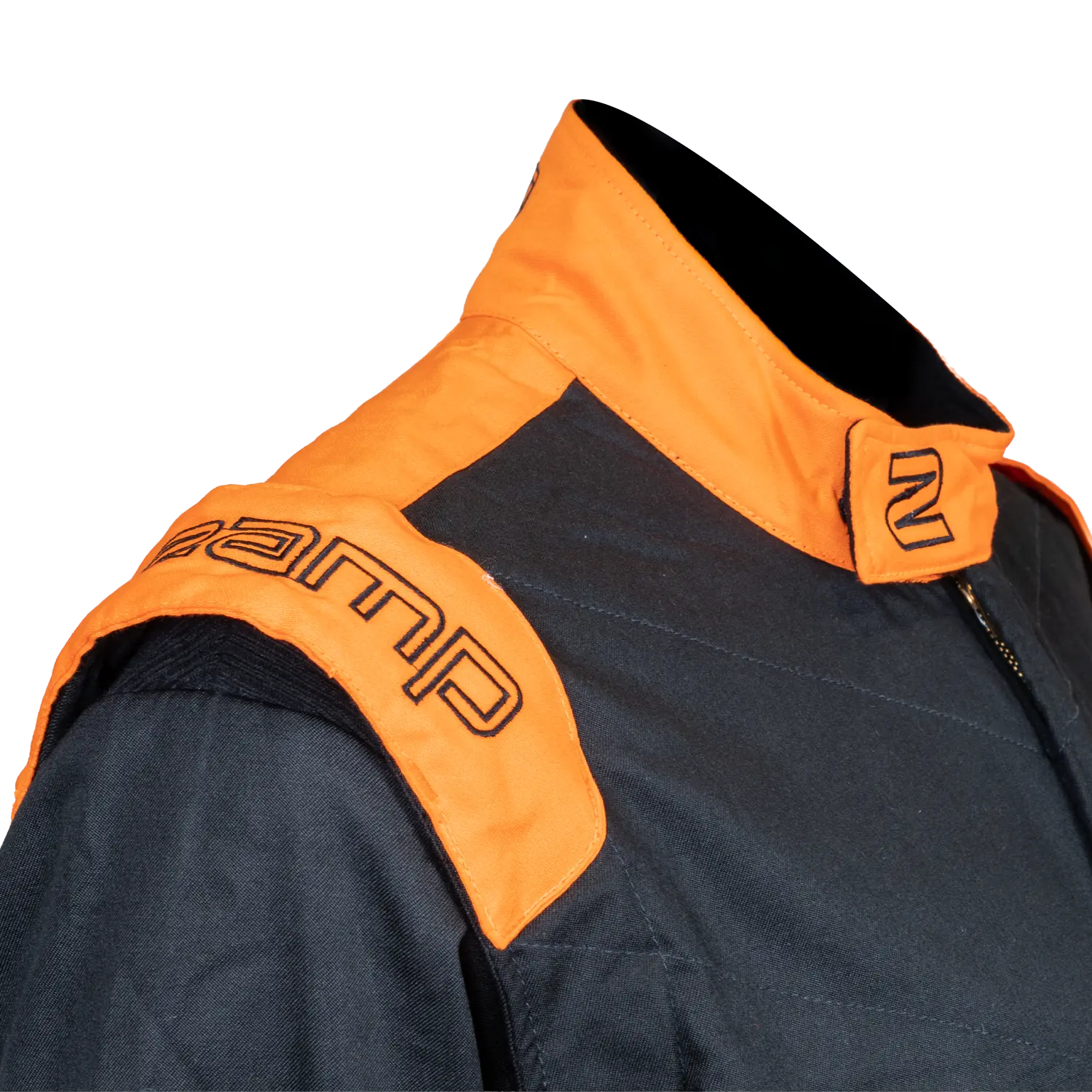 Zamp ZR-40 Youth Race Suit - Black / Orange