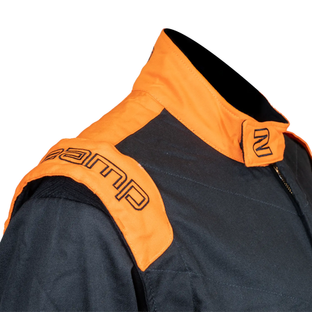 Zamp ZR-40 Youth Race Suit - Black / Orange