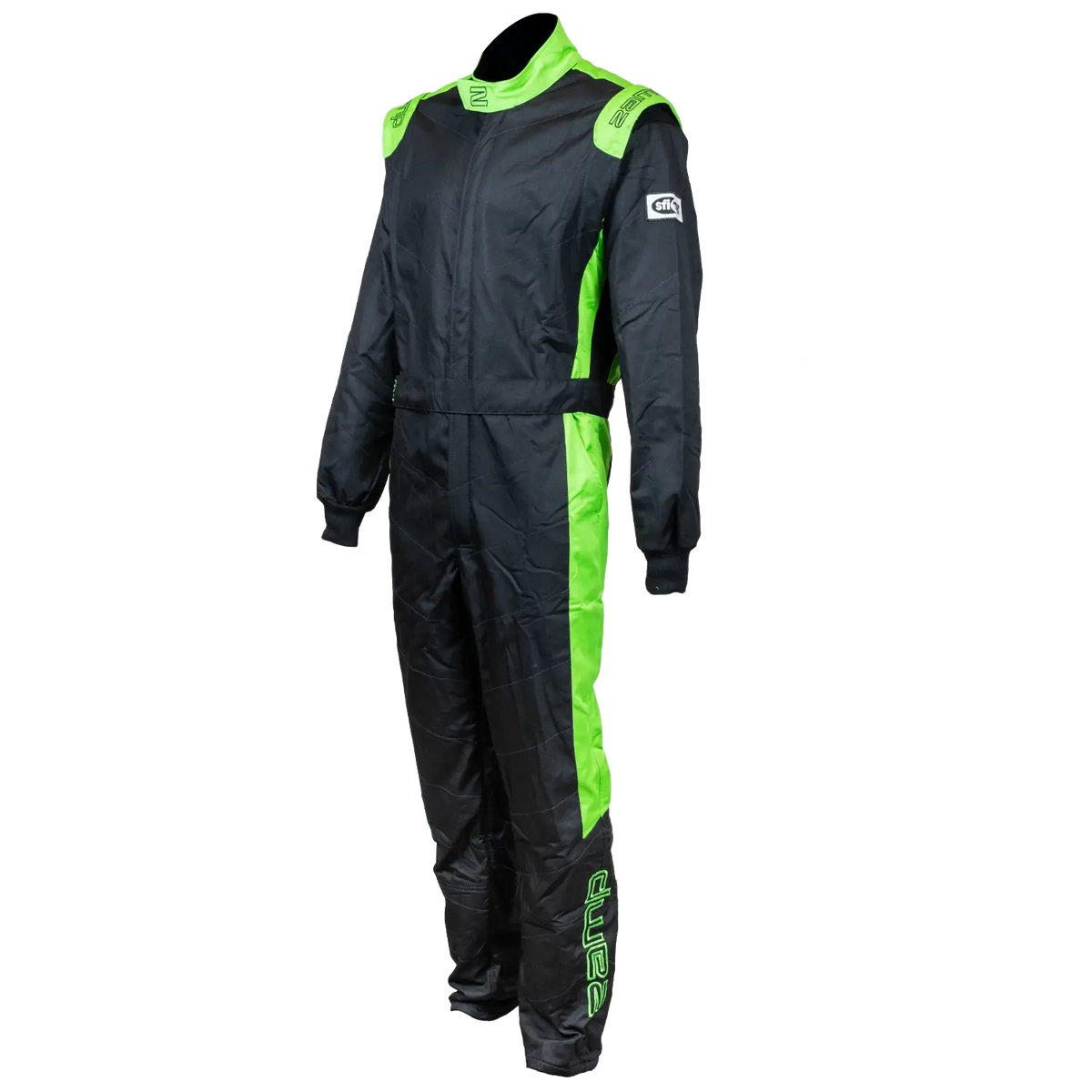 Zamp ZR-40 Youth Race Suit - Black / Green