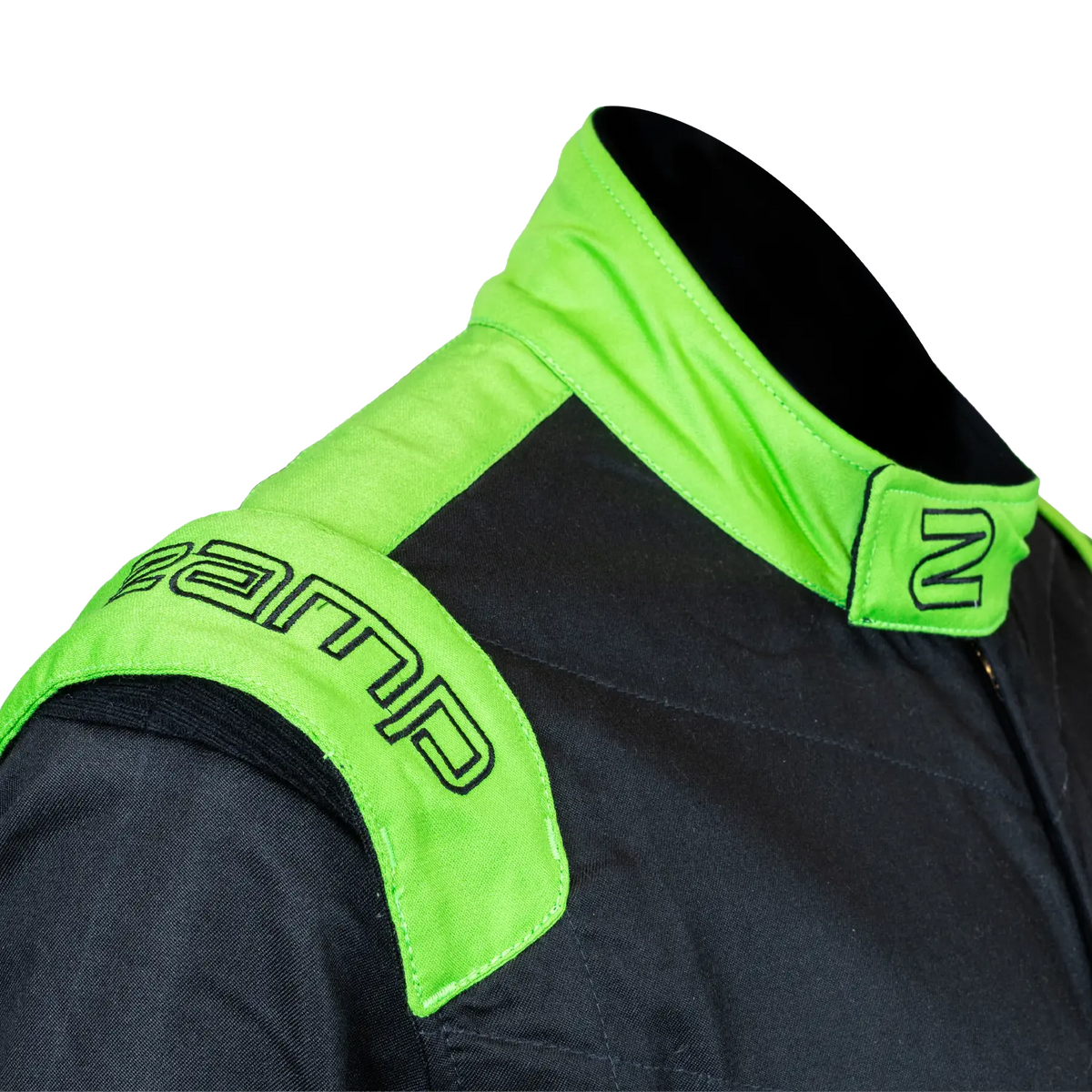 Zamp ZR-40 Youth Race Suit - Black / Green