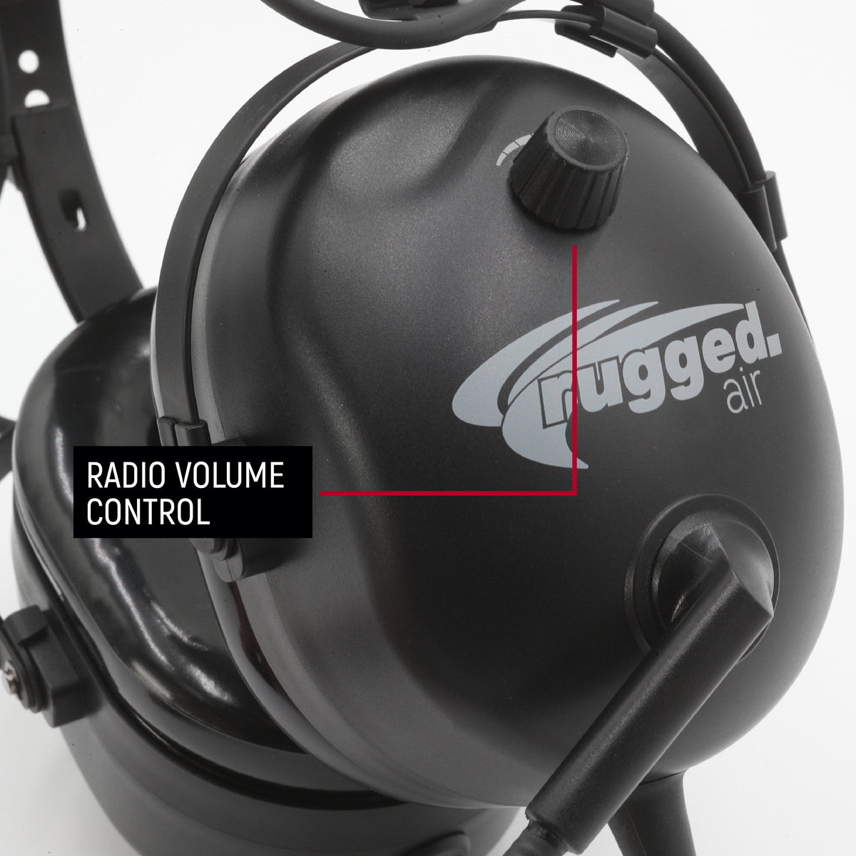 Rugged Air RA210-BT Bluetooth General Aviation Headset RA210BT