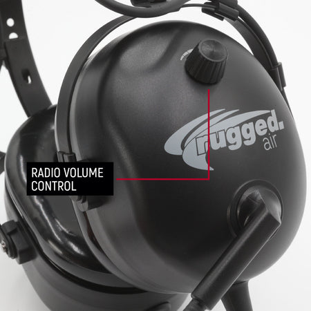 Rugged Air RA210-BT Bluetooth General Aviation Headset RA210BT