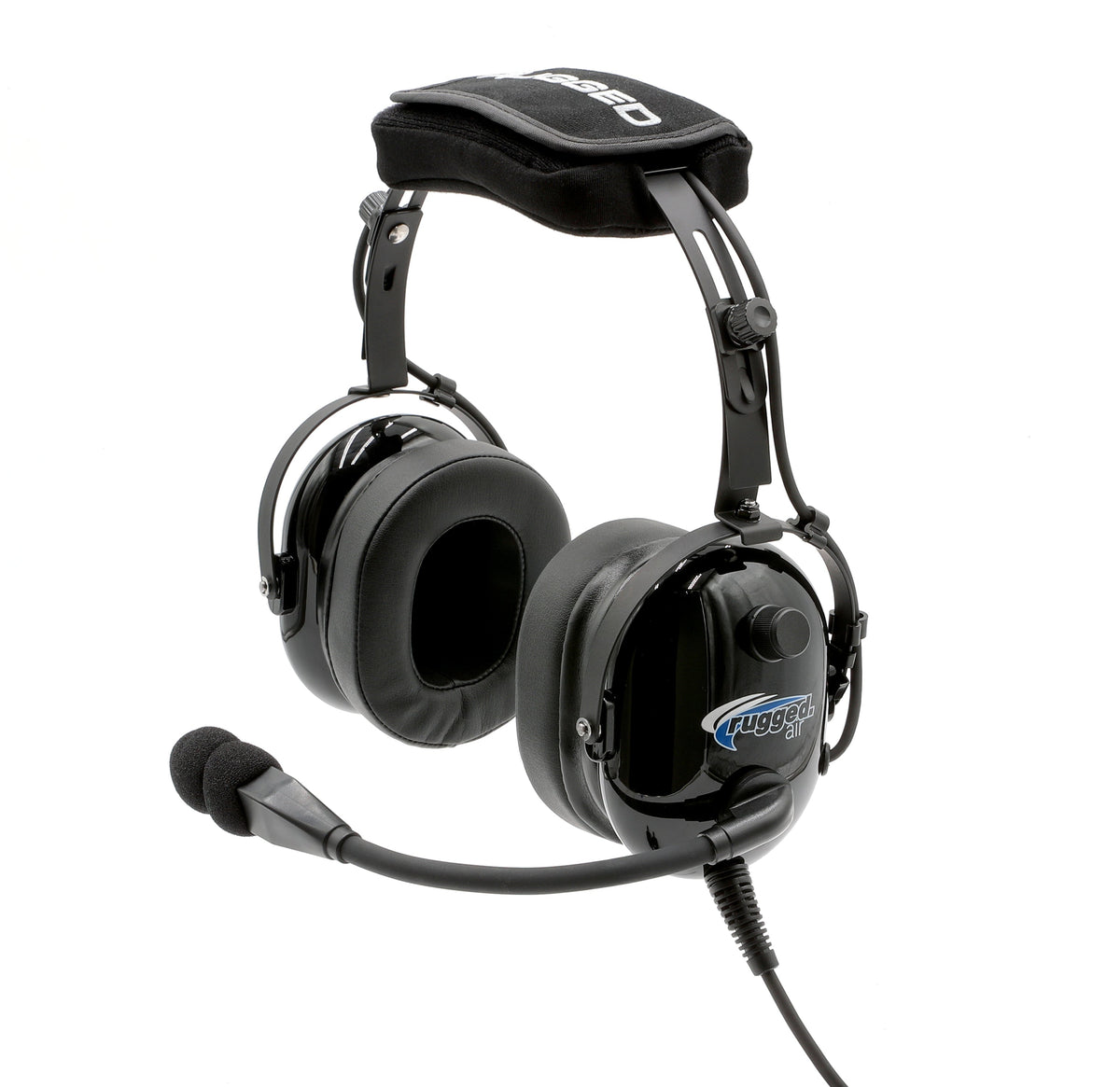 Rugged Air RA920 Ultimate Comfort General Aviation Pilot Headset /w PTT RA920