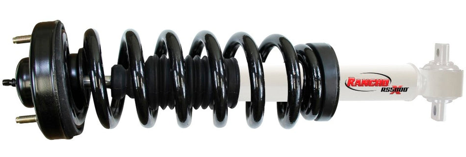 Rancho RS5000X Twintube Loaded Strut Assembly - Driver Side - 16.4 in Compressed / 20.91 in Extended
