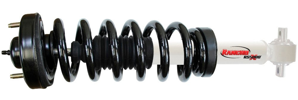 Rancho RS5000X Twintube Loaded Strut Assembly - Driver Side - 17.17 in Compressed / 21.64 in Extended