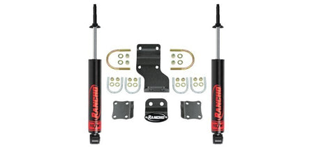 Rancho RS7MT Dual Steering Stabilizer - Satin Black - Jeep Wrangler JL 2018-23