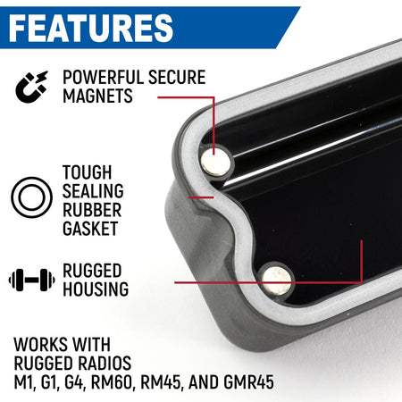Rugged Radios Rugged Radios Magnetic Radio Cover RCM