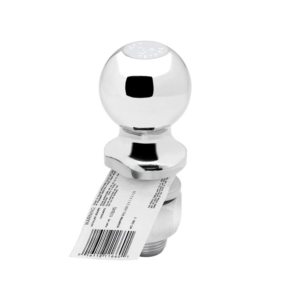 Draw-Tite Draw-Tite Hitch Ball - 2 in Ball - 7500 lb Capacity - Chrome