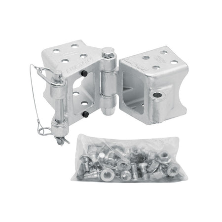 Fulton Fold-Away Bolt-On Trailer Tongue Conversion Kit - 7500 lb Capacity - Zinc Plated