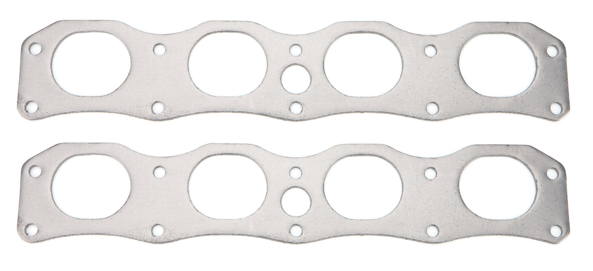 Remflex Header Gasket - 2.788 x 2.306 in Oval Port - Graphite - Ken Veney Top Fuel / Alcohol Heads (Pair)