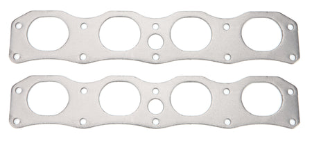 Remflex Header Gasket - 2.788 x 2.306 in Oval Port - Graphite - Ken Veney Top Fuel / Alcohol Heads (Pair)