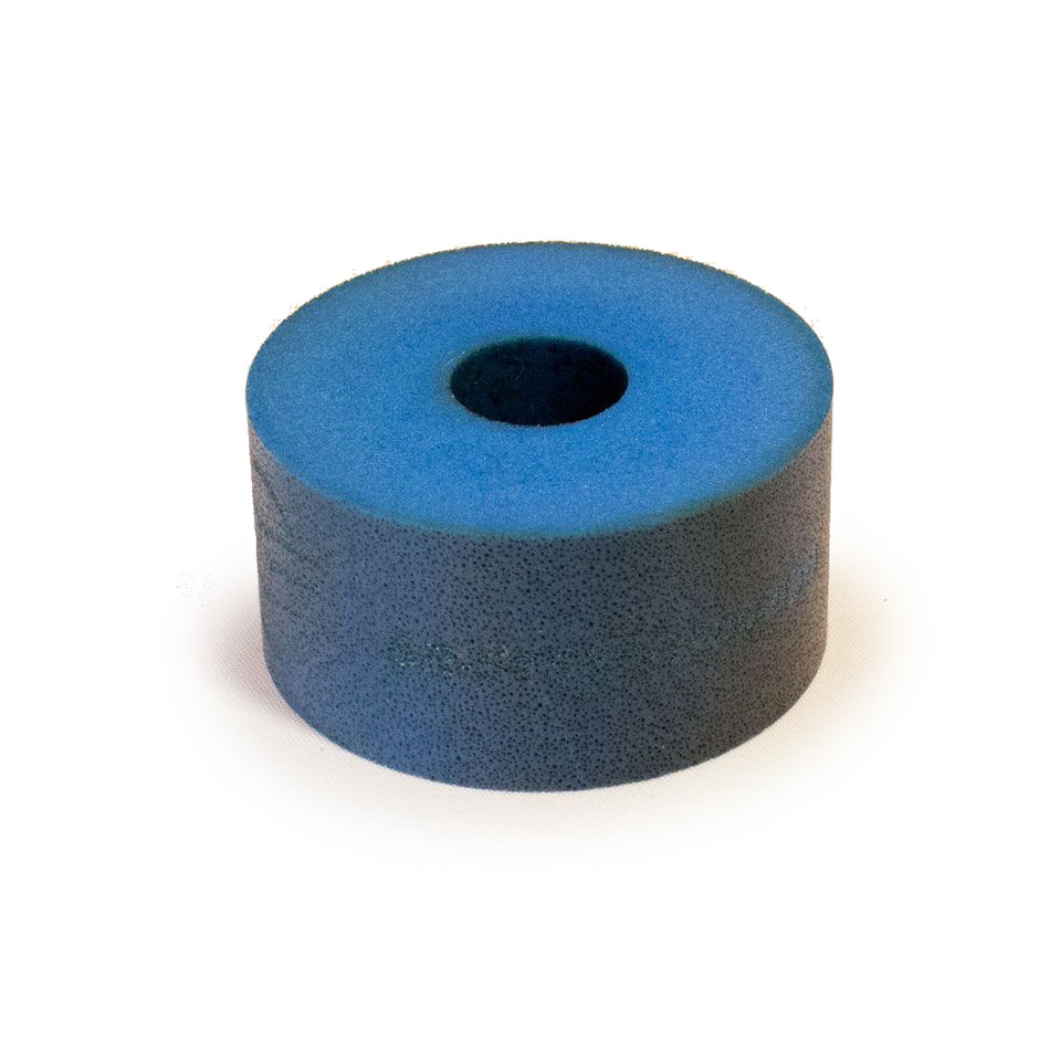 RE Suspension 5153 Series Bump Stop Puck - 2 in OD - 0.625 in ID - 1 in Tall - 65 Durometer - Blue