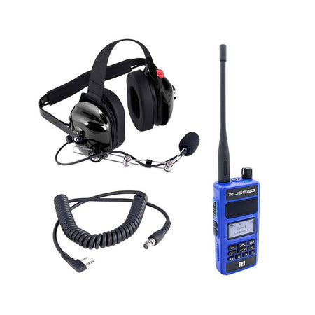 Rugged Radios Hand-Held 2-Way Radio - Blue