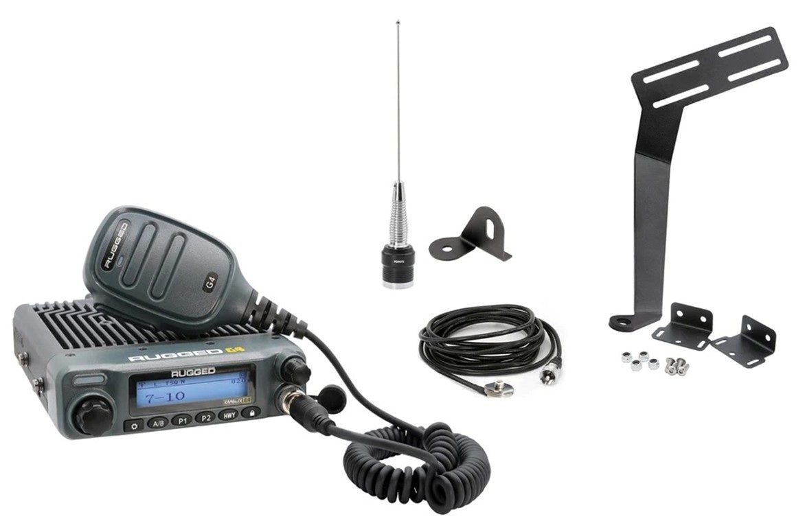 Rugged Radios G4 GMRS Mobile Radio Kit - 46 Watt - Jeep Wrangler JK 2011-18