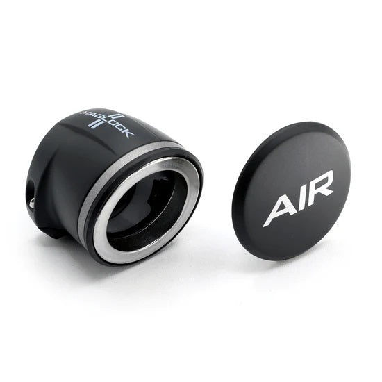 Rugged Radios MagLock Helmet Air Hose Adapter - Straight - Helmet Side - Black
