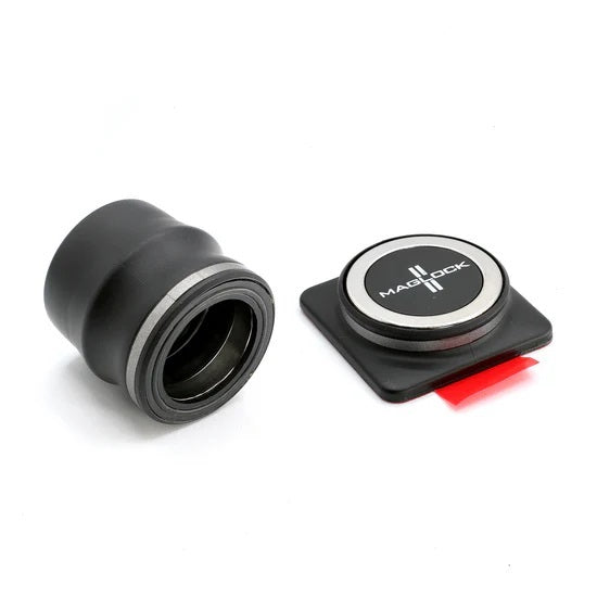 Rugged Radios MagLock Helmet Air Hose Adapter - Straight - Hose Side - Black