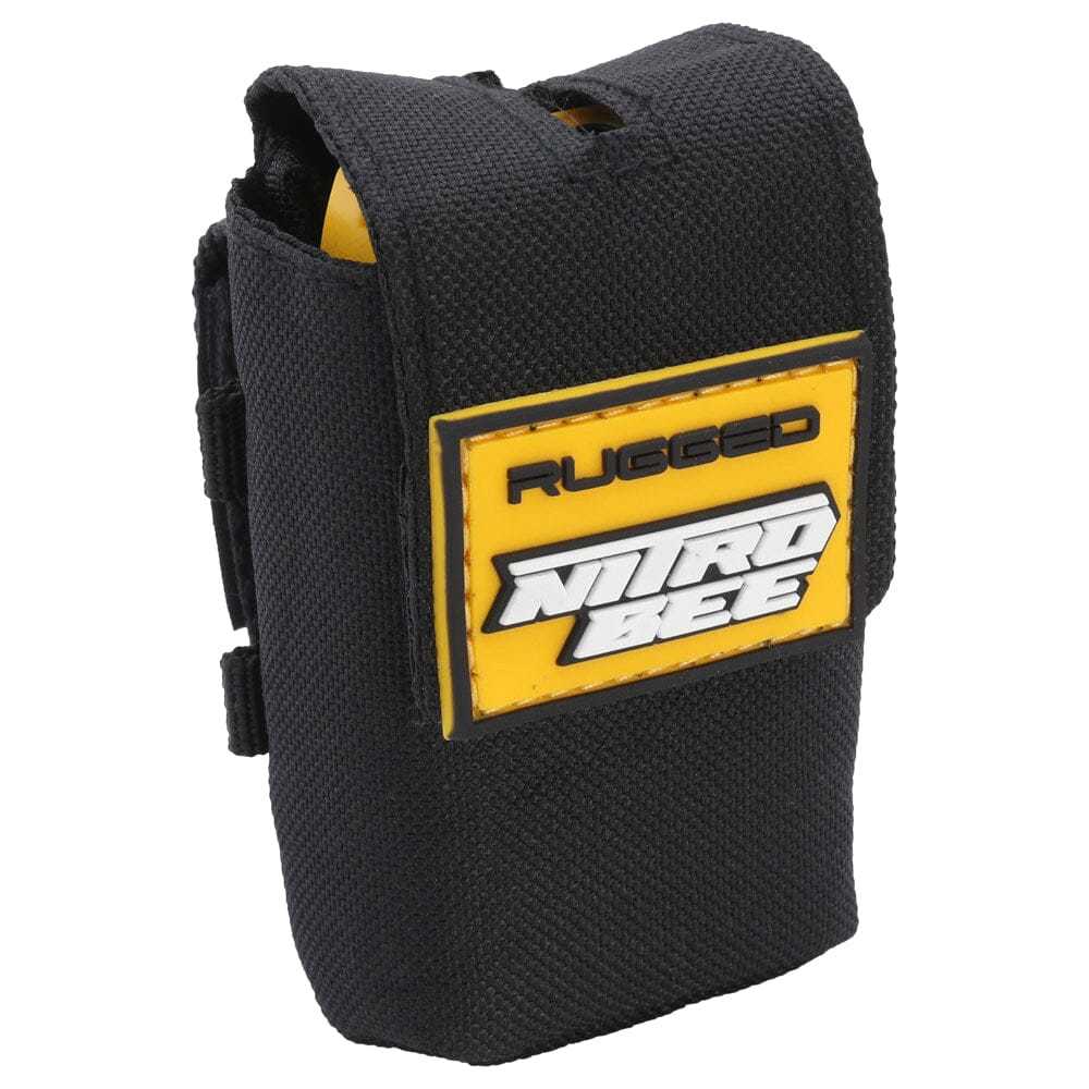 Rugged Radios Nitro Bee Xtreme Radio Storage Pouch - Hook and Loop - Nylon - Black