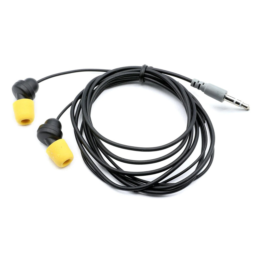 Rugged Radios Sportsman Earpiece - 3.5 mm Stereo Input Jack - Black