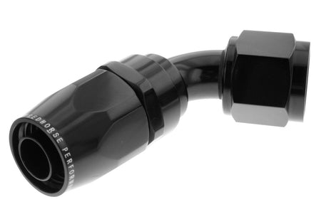 Redhorse Performance 1060 Series 16 AN Hose to 16 AN Female 60 Degree Swivel Hose End - Black