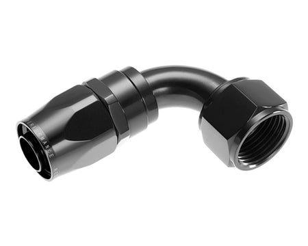 Redhorse Performance 1090 Series 10 AN Hose to 10 AN Female 90 Degree Swivel Hose End - Black