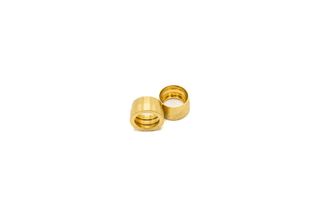 Redhorse Performance 1200 Series 6 AN Compression Ferrule - Brass - 1200 Series PTFE Fittings (Set of 6)