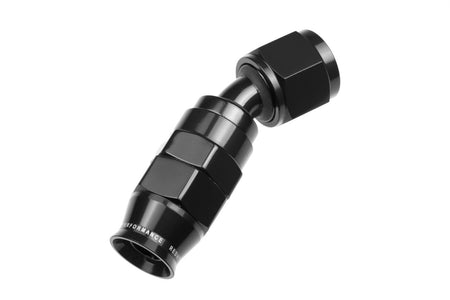 Redhorse Performance 1230 Series 6 AN PTFE Hose to 6 AN Female 30 Degree Swivel Hose End - Black