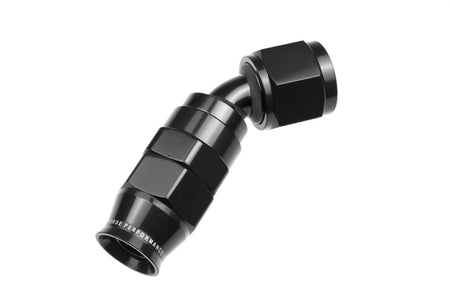 Redhorse Performance 1245 Series 10 AN PTFE Hose to 10 AN Female 45 Degree Swivel Hose End - Black