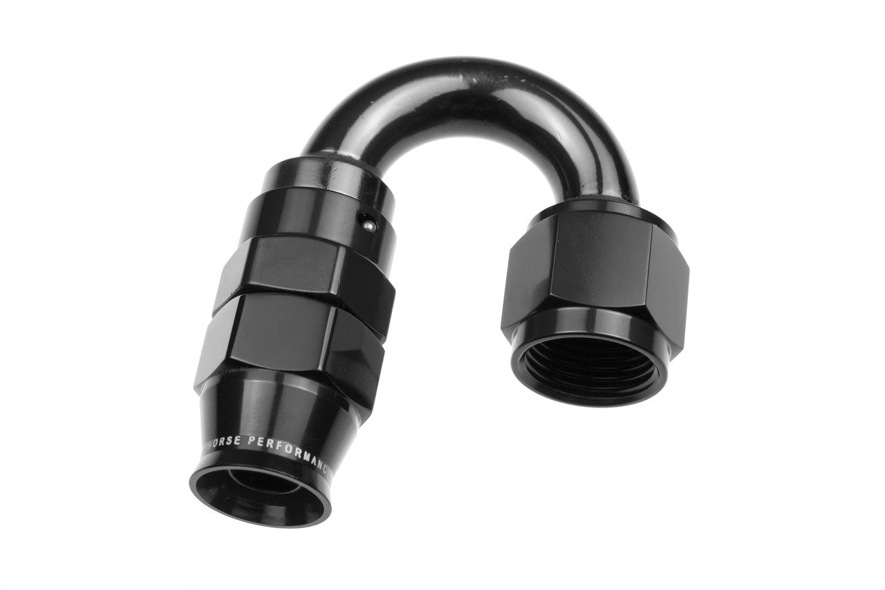 Redhorse Performance 1280 Series 6 AN PTFE Hose to 6 AN Female 180 Degree Swivel Hose End