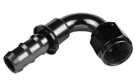Redhorse Performance 2120 Series 10 AN Hose to 10 AN Female 120 Degree Hose End - Black