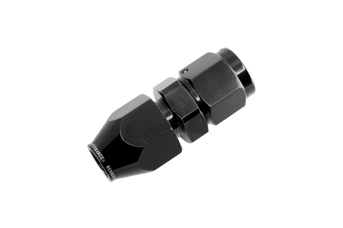Redhorse Performance 3000 Series 8 AN Female to 1/2 in Compression Fitting Straight Hard Line Adapter - Black