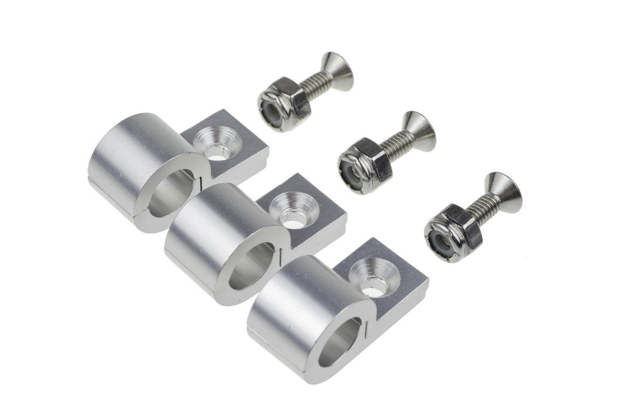Redhorse Performance 320 Series 2-Piece Line Clamp - Black - 3/8 in ID (Set of 6) 320-38-5