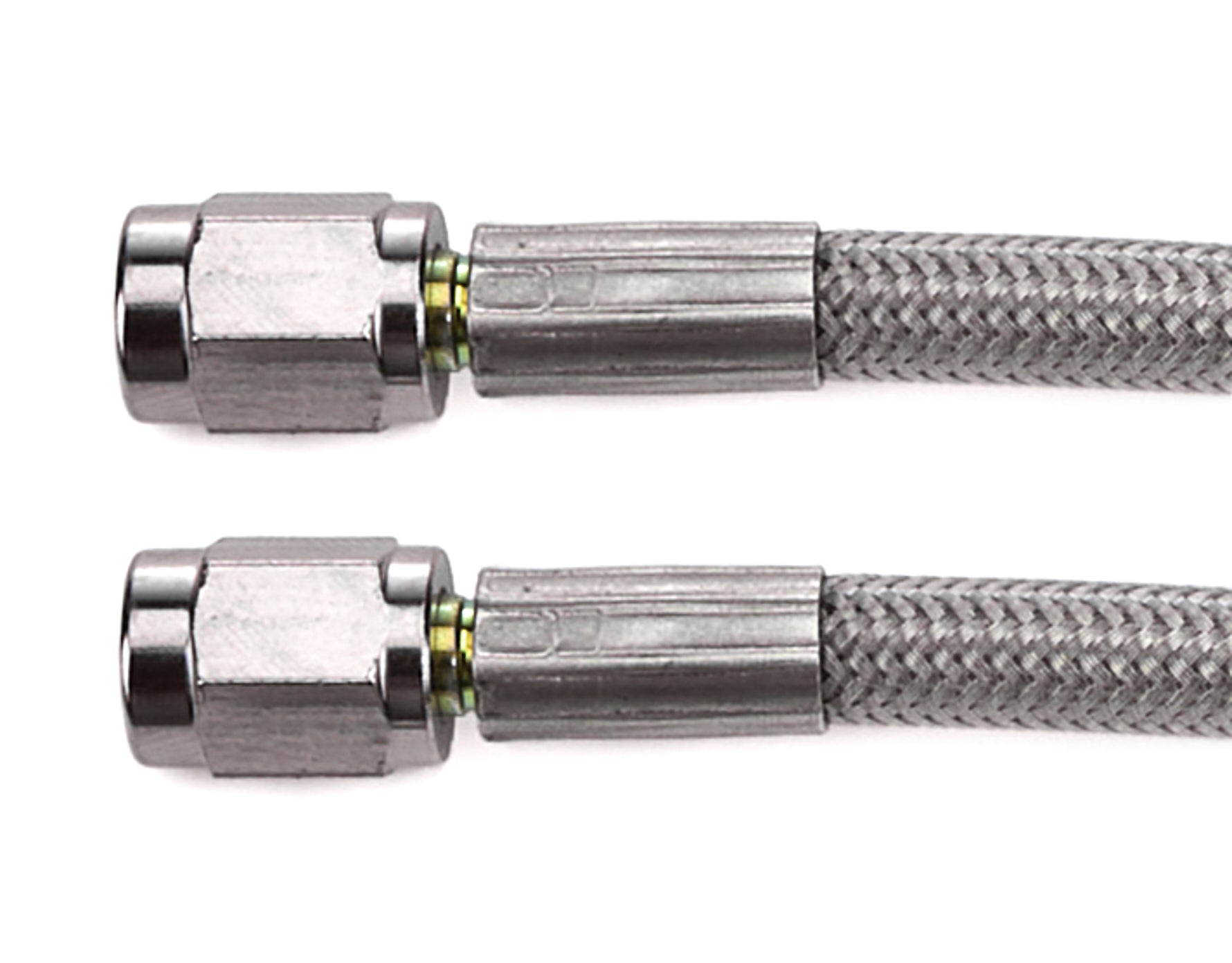 Redhorse Performance 3300 Series Braided Stainless PTFE Brake Hose - 9 in - 3 AN Hose - 3 AN Straight Female