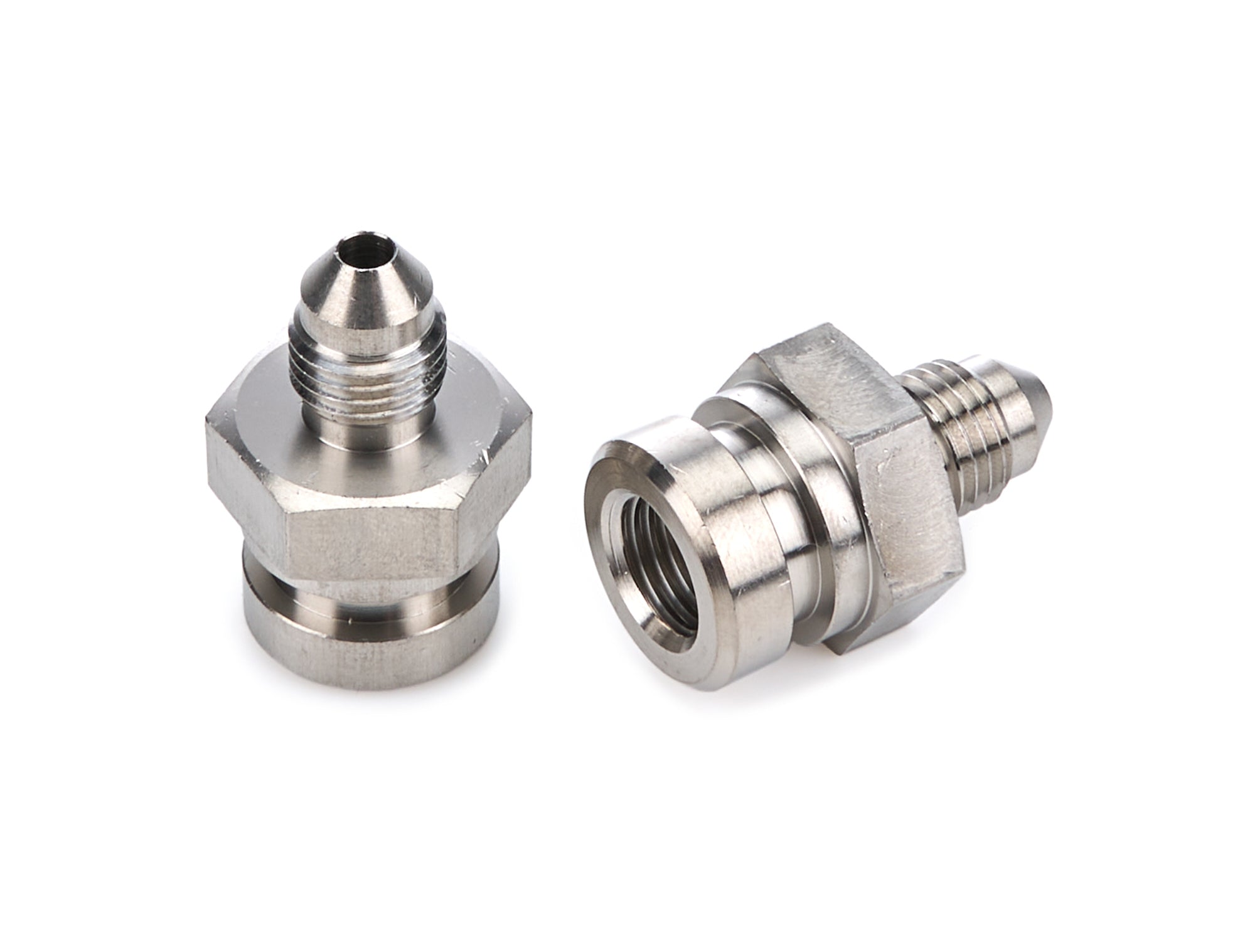 Redhorse Performance 335 Series 3 AN Male to 3/8-24 in Female Inverted Flare Straight Stainless Brake Adapter