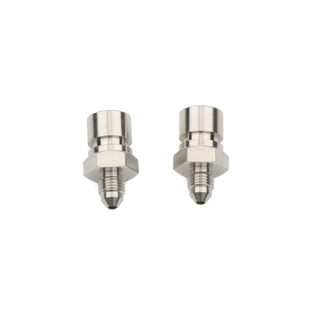 Redhorse Performance 335 Series 3 AN Male to 10 mm x 1.0 Female Inverted Flare Straight Steel Brake Adapter - Nickel