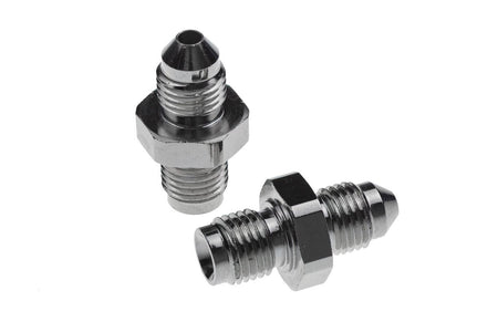 Redhorse Performance 336 Series 3 AN Male to 10 mm x 1.0 Male Inverted Flare Straight Steel Brake Adapter - Nickel